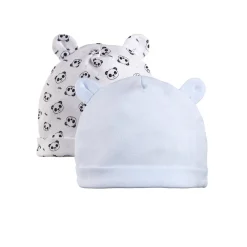 Prenatal Pack de 2 Gorritos para Bebé con Orejitas