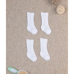 Prenatal Pack de 2 pares de calcetines primer día algodón blanco