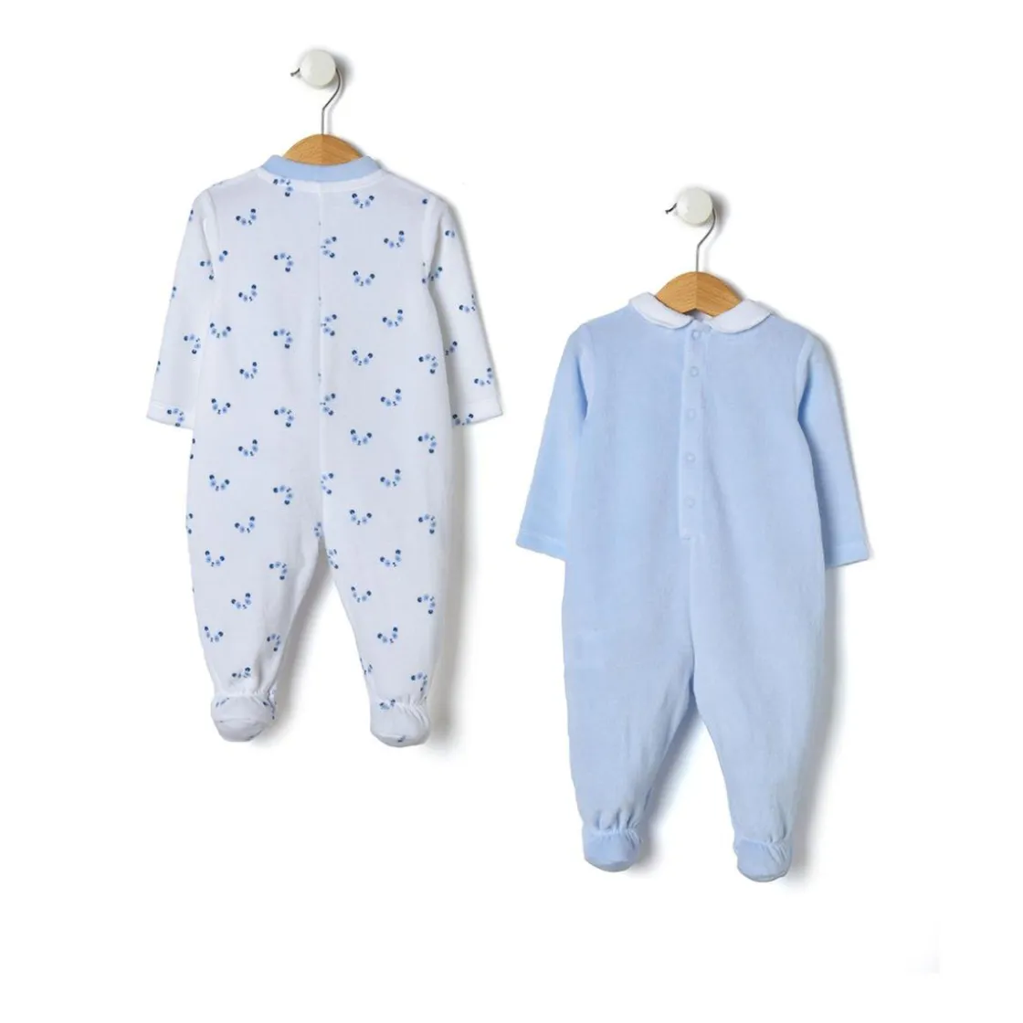 Prenatal Pack de 2 peleles de terciopelo* Ropa Y Accesorios·Peleles|Recién Nacido·Ropa Y Accesorios