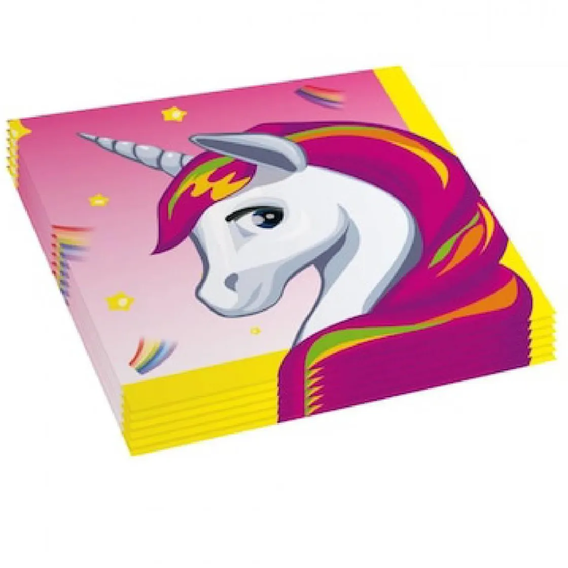 TOYS "R" US Pack de 20 servilletas Unicornio fantasía