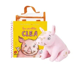 SM Pack La Cerdita Clea con peluche* Juguetes Educativos Y Libros