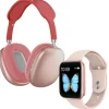 KLACK EUROPE Pack Smartwatch + Auriculares Rosa