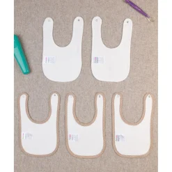 Prenatal Pack x5 baberos interlock* Recién Nacido·Ropa Y Accesorios|Ropa Y Accesorios·Baberos