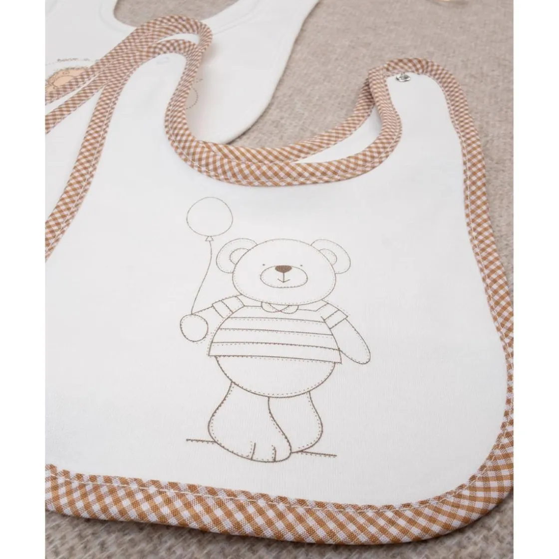 Prenatal Pack x5 baberos interlock* Recién Nacido·Ropa Y Accesorios|Ropa Y Accesorios·Baberos