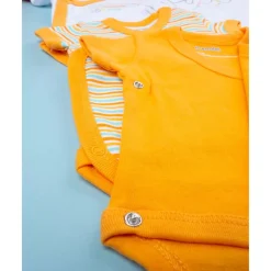 Prenatal Pack x5 bodies de manga corta unisex