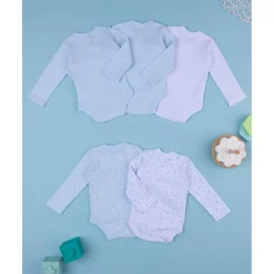 Prenatal Pack x5 body manga larga niño* Ropa Y Accesorios·Bodies|Recién Nacido·Ropa Y Accesorios