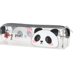TOYS "R" US Panda - Estuche transparente espacioso con cierre de cremallera ㅤ* Estilo De Vida