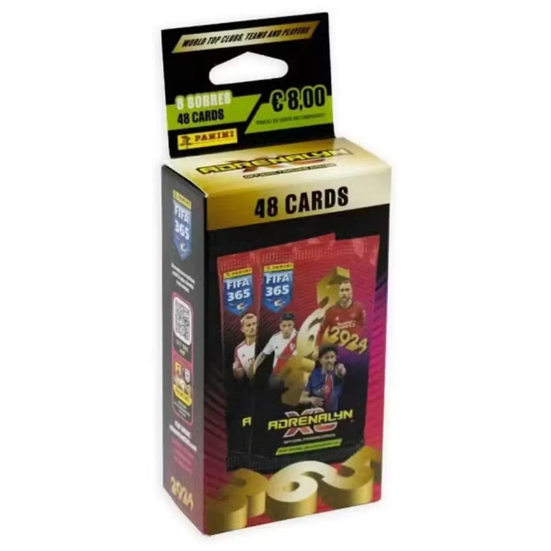 PANINI - Blister 8 sobres Adrenalyn XL FIFA (Varios modelos) ㅤ* Coleccionables Y Mini Mundos
