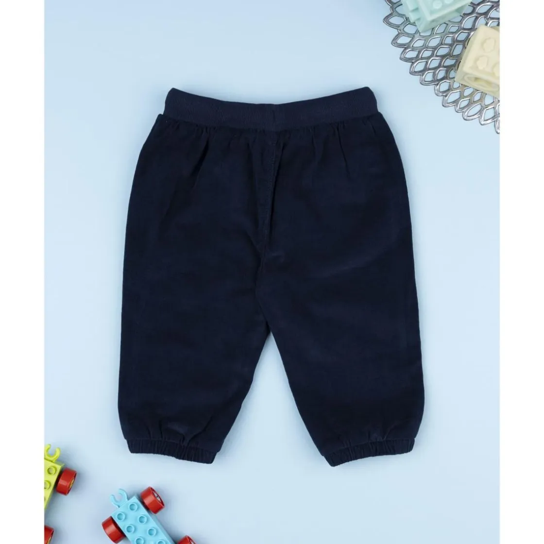 Prenatal Pantalón azul de felpa ligera niño