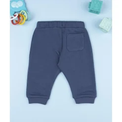 Prenatal Pantalón azul felpado para niño