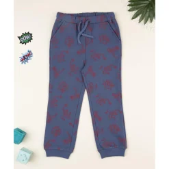 Prenatal Pantalón azul para niño con Spiderman estampado