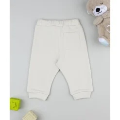 Prenatal Pantalón beige con estampado para niño