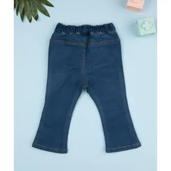 Prenatal Pantalón campana denim niña con bordados florales* Niña·Bebé Niña 3-36 Meses|Bebé Niña 3-36 Meses·Vaqueros, Pantalones Y Petos