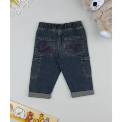 Prenatal Pantalón denim de niño con parches y bolsillos* Niño·Bebé Niño 3-36 Meses|Bebé Niño 3-36 Meses·Vaqueros, Pantalones Y Petos