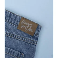 Prenatal Pantalón denim niña florecitas