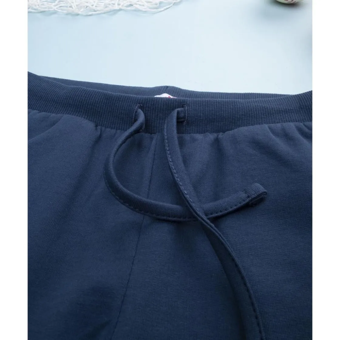 Prenatal Pantalón felpado azul para niña