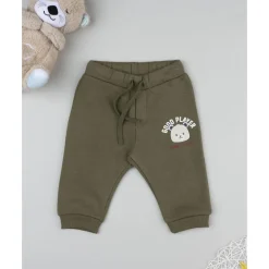 Prenatal Pantalón felpado verde militar para niño* Niño·Bebé Niño 3-36 Meses|Bebé Niño 3-36 Meses·Vaqueros, Pantalones Y Petos