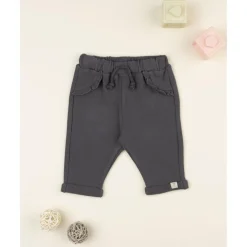 Prenatal Pantalón niña gris antracita en punto suave* Recién Nacido·Ropa Y Accesorios|Ropa Y Accesorios·Pantalones Y Petos
