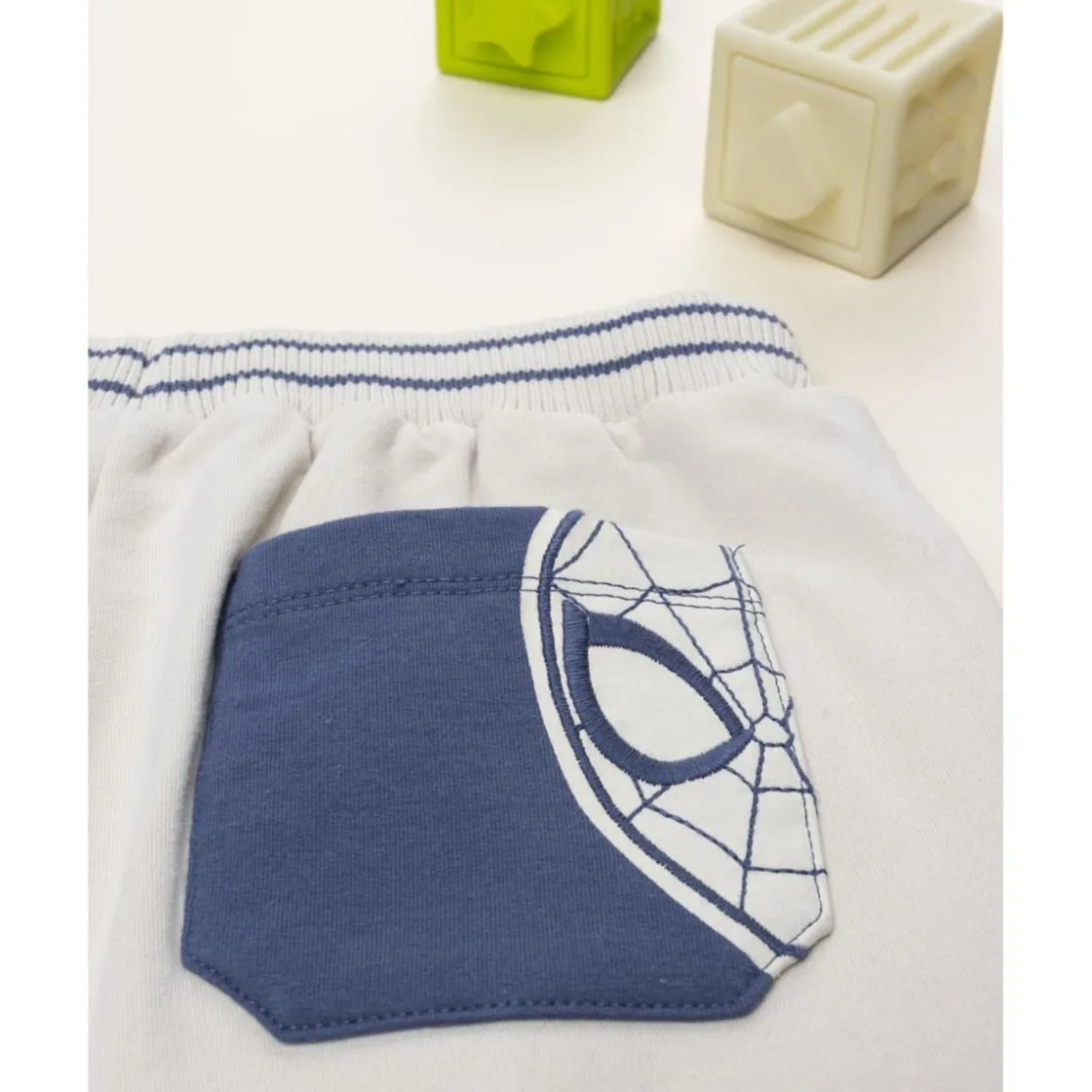 Prenatal Pantalón niño beige con Spiderman