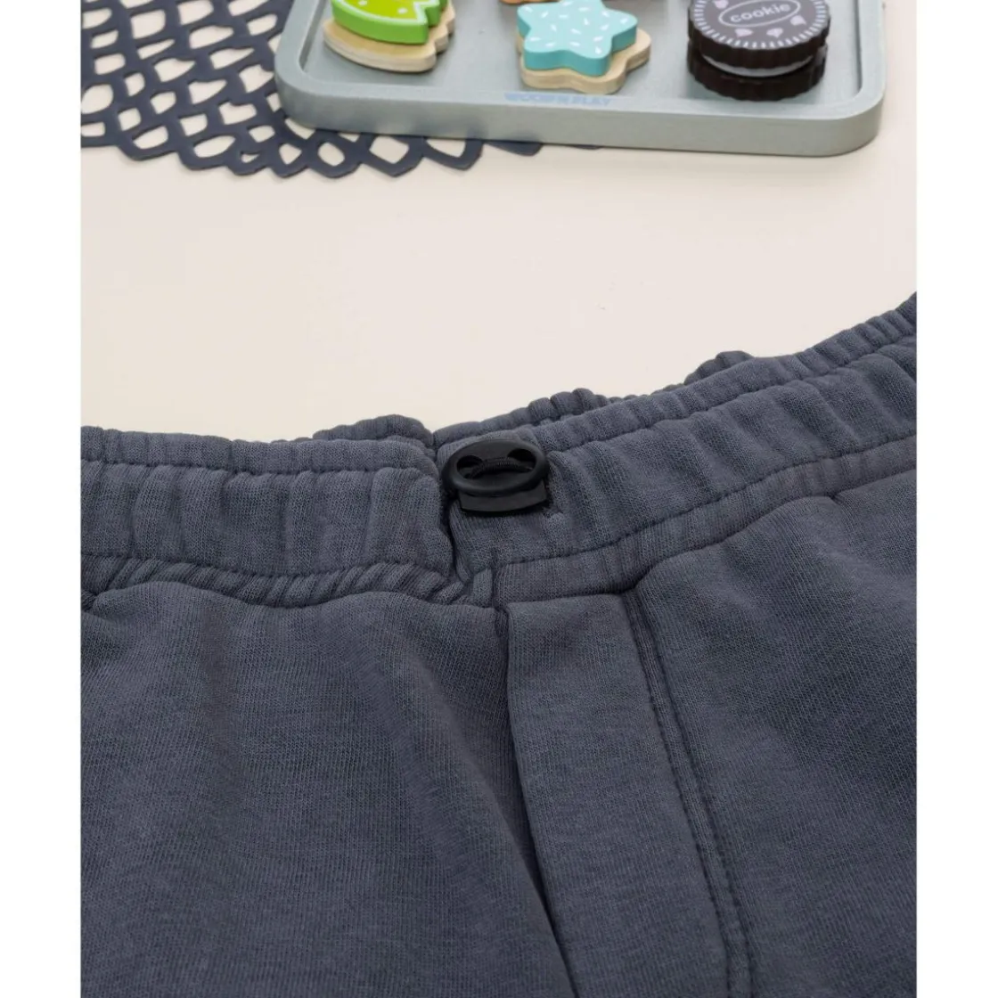 Prenatal Pantalón niño gris oscuro con bolsillos cargo