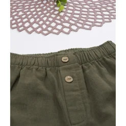 Prenatal Pantalón niño verde con bolsillos cargo y oso* Bebé Niño 3-36 Meses·Vaqueros, Pantalones Y Petos|Niño·Bebé Niño 3-36 Meses