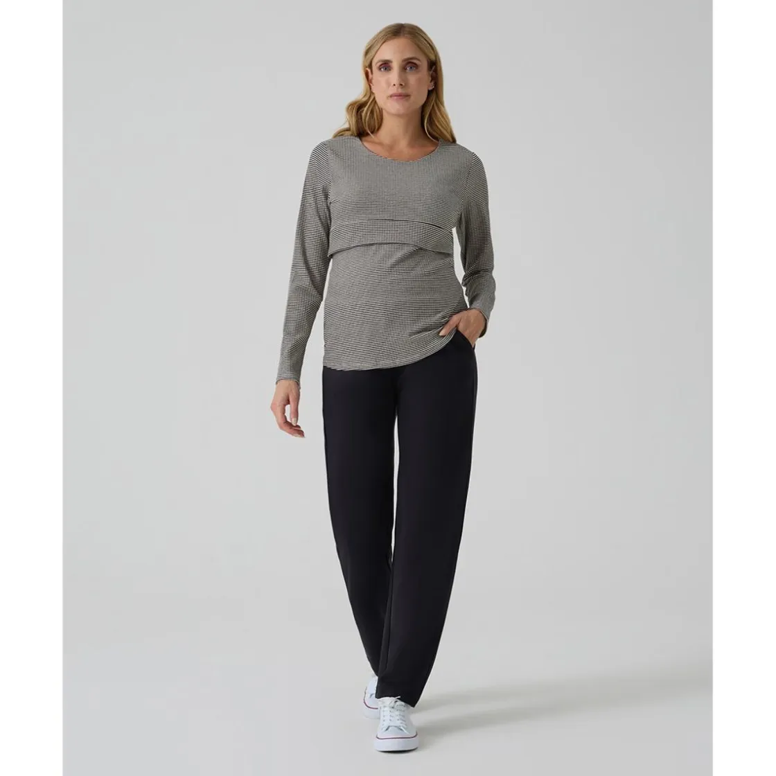 Prenatal Pantalón premamá negro en felpa modal