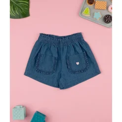 Prenatal Pantalones cortos chambray oscuro niña* Bebé Niña 3-36 Meses·Vaqueros, Pantalones Y Petos|Niña·Bebé Niña 3-36 Meses