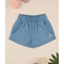 Prenatal Pantalones cortos de cambray claro niña