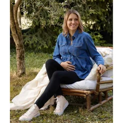 Prenatal Pantalones premamá con banda alta en la cintura