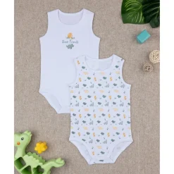 Prenatal Paquete 2 bodis costina bebé dinosaurios