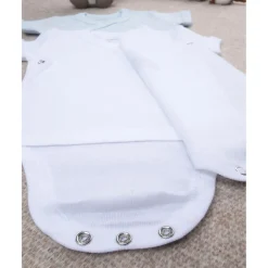 Prenatal Paquete 2 body blanco y celeste