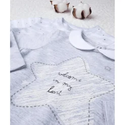 Prenatal Paquete 2 pijamas unisex gris