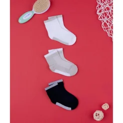 Prenatal Paquete de 3 calcetines cortos de algodón para niño en color liso* Calzado Y Accesorios·Accesorios Y Complementos