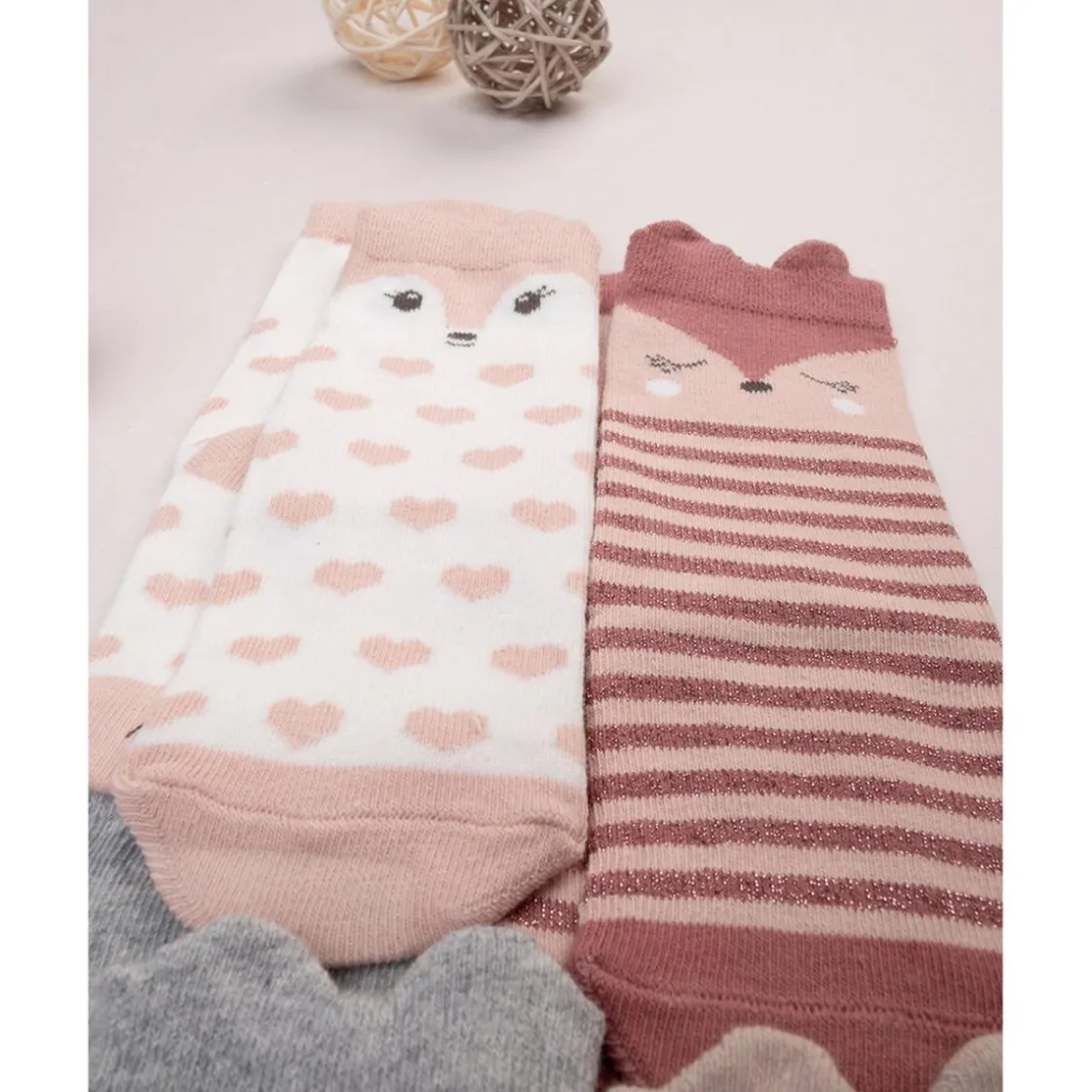 Prenatal Paquete de 4 calcetines largos niña animales* Calzado Y Accesorios·Accesorios Y Complementos