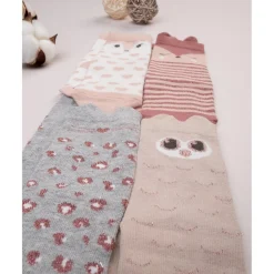 Prenatal Paquete de 4 calcetines largos niña animales* Calzado Y Accesorios·Accesorios Y Complementos