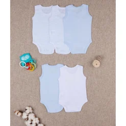 Prenatal Paquete de 5 camisetas sin mangas para niño