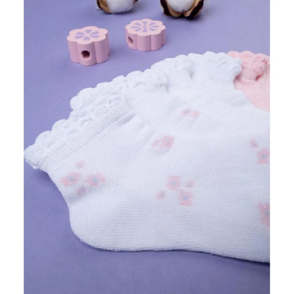 Prenatal Paquete de 3 pares de calcetines de niña con volantes* Calzado Y Accesorios·Accesorios Y Complementos