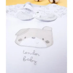 Prenatal Paquete de 2 pijamas unisex gris