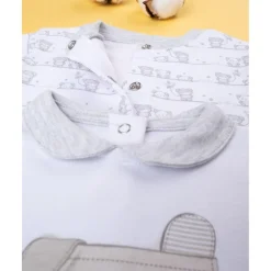 Prenatal Paquete de 2 pijamas unisex gris