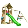 MASGAMES Parque juegos infantil de madera Belvedere XL con columpio doble* Columpios