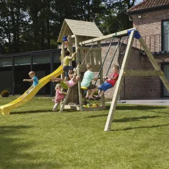MASGAMES Parque juegos infantil de madera Belvedere XL con columpio doble* Columpios