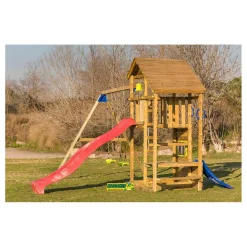 MASGAMES Parque juegos infantil de madera Teide XL con columpio doble* Columpios