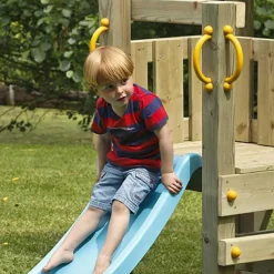 MASGAMES Parque juegos infantil de madera Teide XL con puente* Columpios
