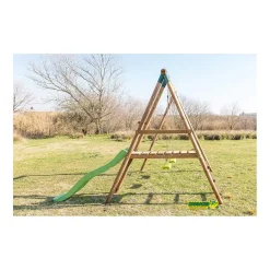 MASGAMES Parque juegos infantil de madera Milos con asiento para bebé* Columpios