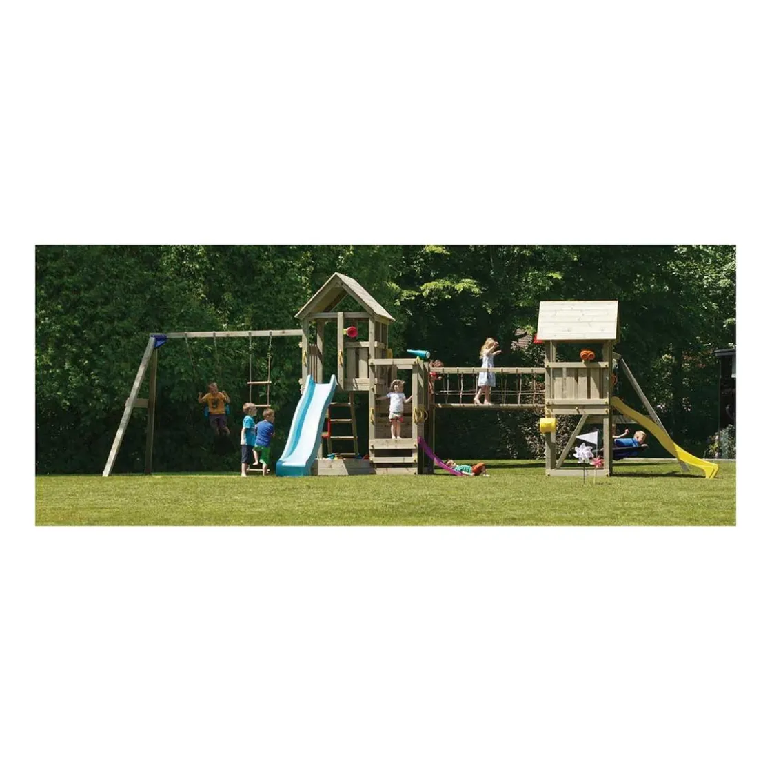 MASGAMES Parque juegos infantil de madera combinación Himalaya