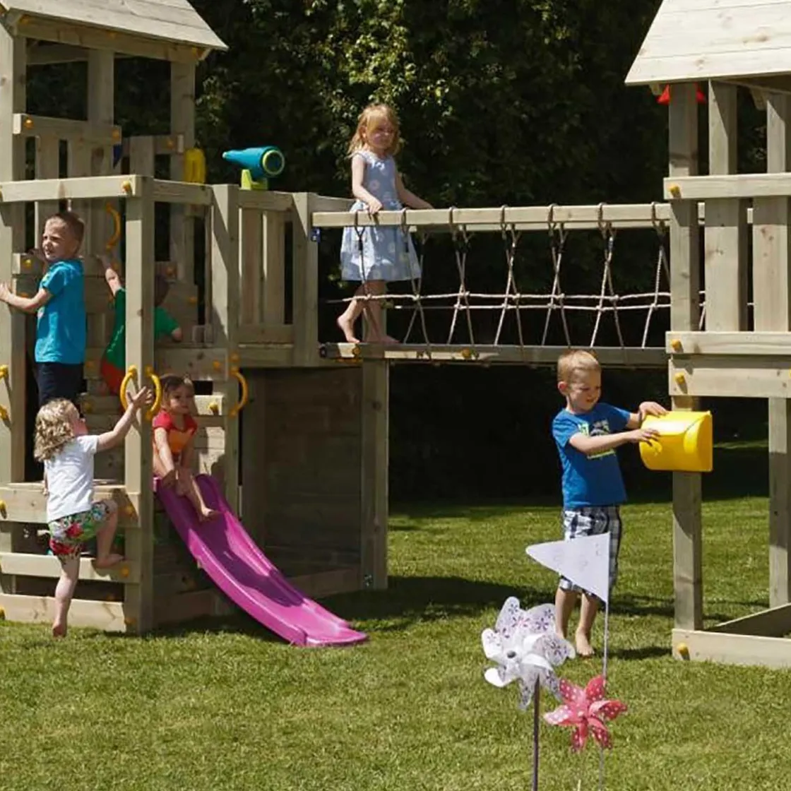 MASGAMES Parque juegos infantil de madera combinación Himalaya