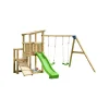 MASGAMES Parque juegos infantil de madera Mini Cascade con columpio doble* Columpios