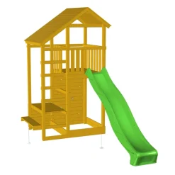 MASGAMES Parque juegos infantil de madera Teide XL* Columpios