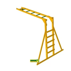 MASGAMES Parque juegos infantil de madera Teide XL con puente y columpio doble* Columpios