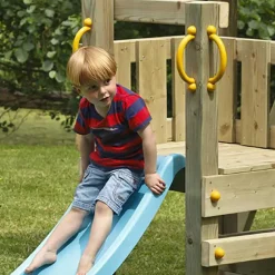 MASGAMES Parque juegos infantil de madera Teide XL con puente y columpio doble* Columpios